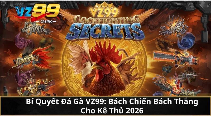 Bí Quyết Đá Gà VZ99: Bách Chiến Bách Thắng Cho Kê Thủ 2026